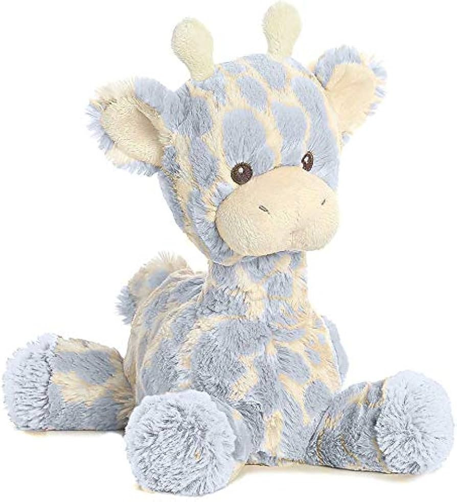 Ebba Loppy Giraffe Plush Stuffed Animal with Rattle for Baby (Blue) | Amazon (US)