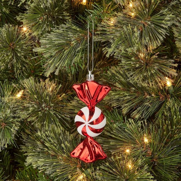 Peppermint Candy Christmas Tree Ornament Red/White - Wondershop™ | Target