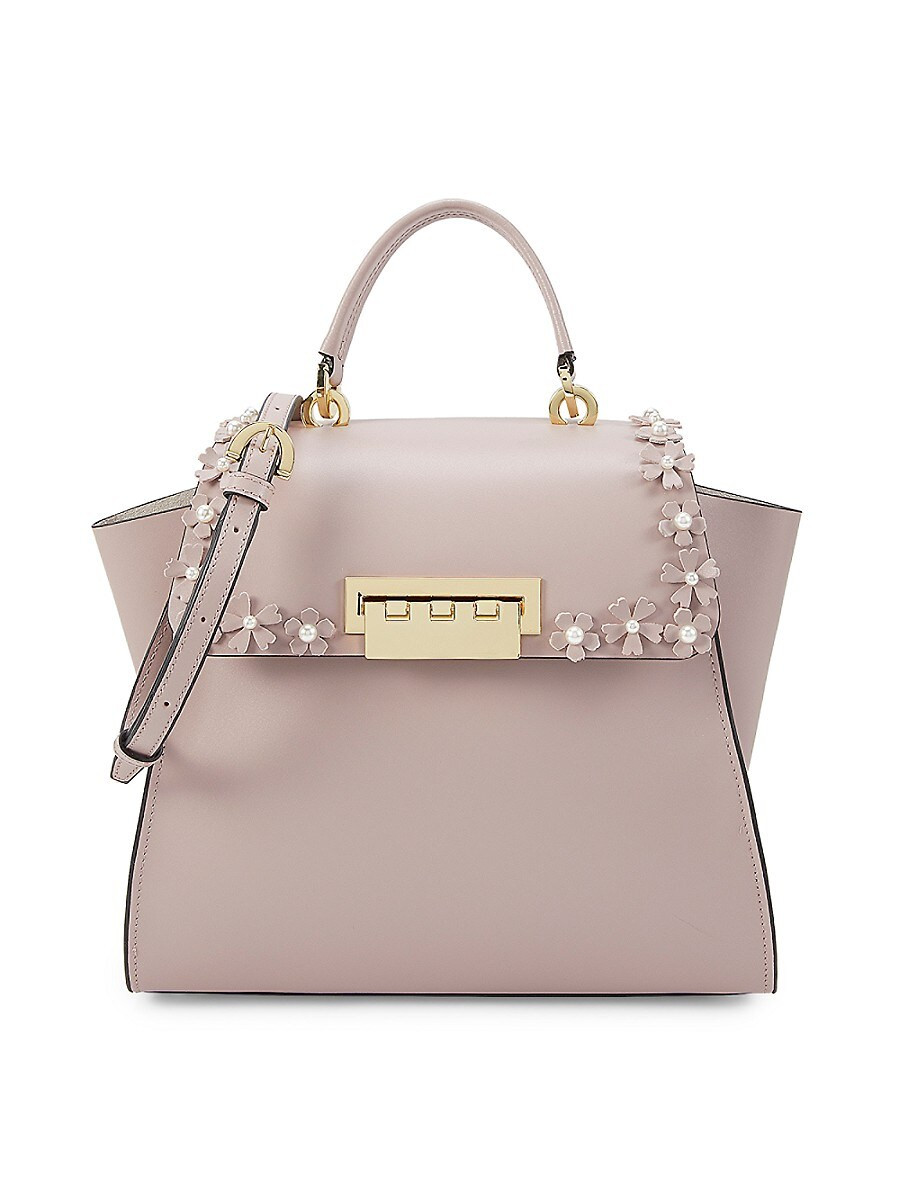 Zac Posen Women's Eartha Leather Top Handle Bag - Silver Rose | Saks Fifth Avenue OFF 5TH