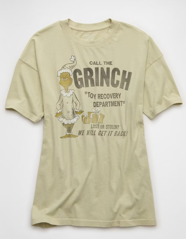 AE Christmas Relaxed Graphic T-Shirt | American Eagle Outfitters (US & CA)