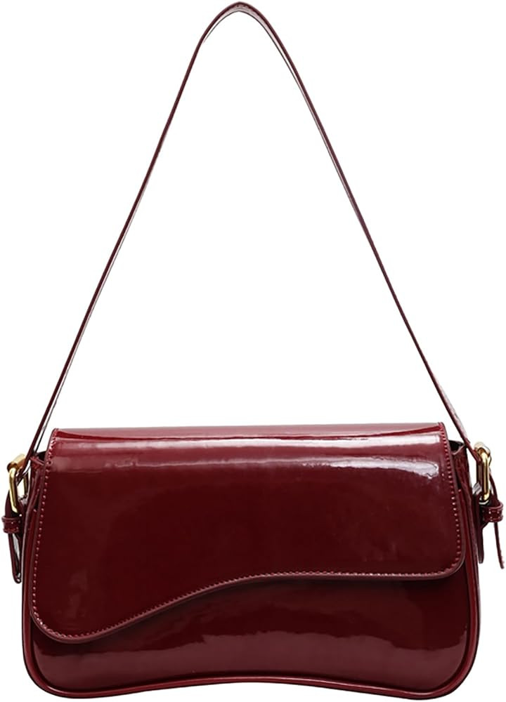 Shoulder Bag for women Y2K Crossbody Vegan Leather Purse Straps Retro Clutch Hobo Hadbags with 2 ... | Amazon (US)