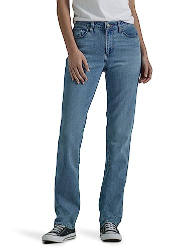 Lee Women's Legendary Mid Rise Straight Leg Jean, with Purpose, 0 | Amazon (US)