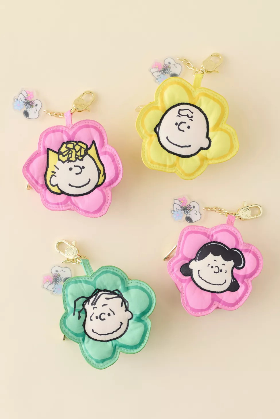 Whatever! Makes You Happy X Peanuts Sherbet Spring Flowers Blind Box Coin Purse Keychain | Urban Outfitters (US and RoW)