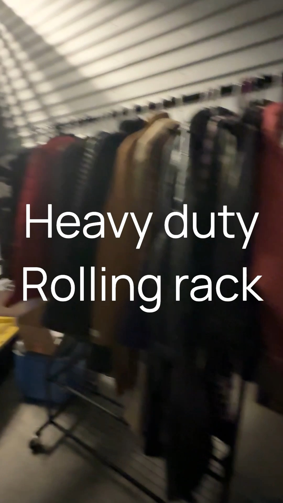 Heavy duty storage rack for any closet or organization! 
I have used other ones and they get flimsy they get loose. This one does require more than just clipping together pieces so the overall frame is far more straighter and it can handle a lot more weight than the average rolling rack.

#LTKGiftGuide #LTKCyberWeek #LTKdayinmylife