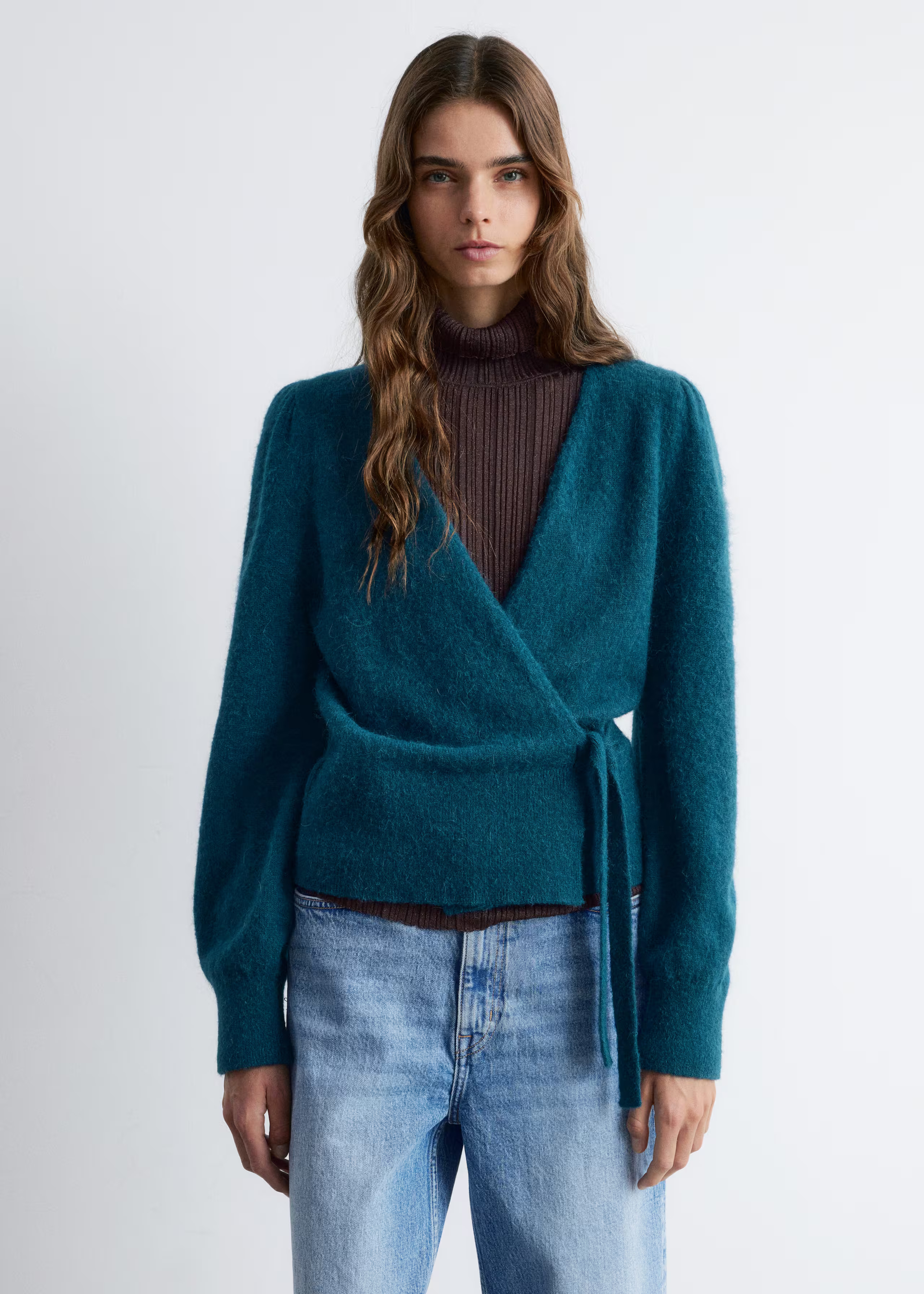 Mohair-Blend Wrap Cardigan | & Other Stories UK