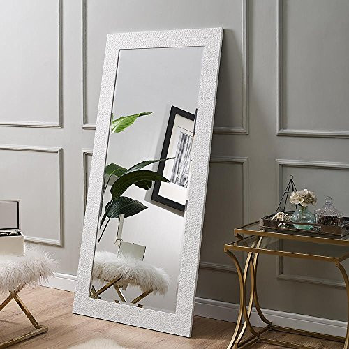 Naomi Home Mosaic Style Floor Mirror White | Amazon (US)