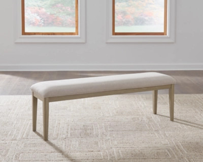 Vallardia 56" Upholstered Dining Bench | Ashley Homestore