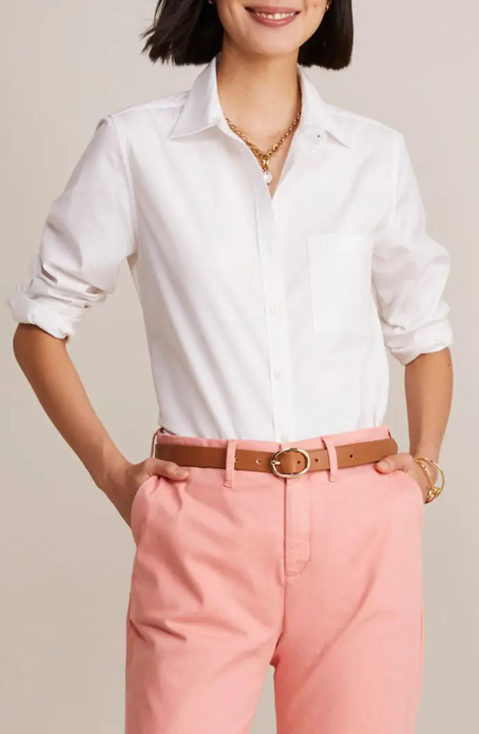Stretch Cotton Button-Up Shirt | Nordstrom