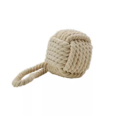 One Kings Lane Open House™ Rope Ball Door Stopper in White | Bed Bath & Beyond