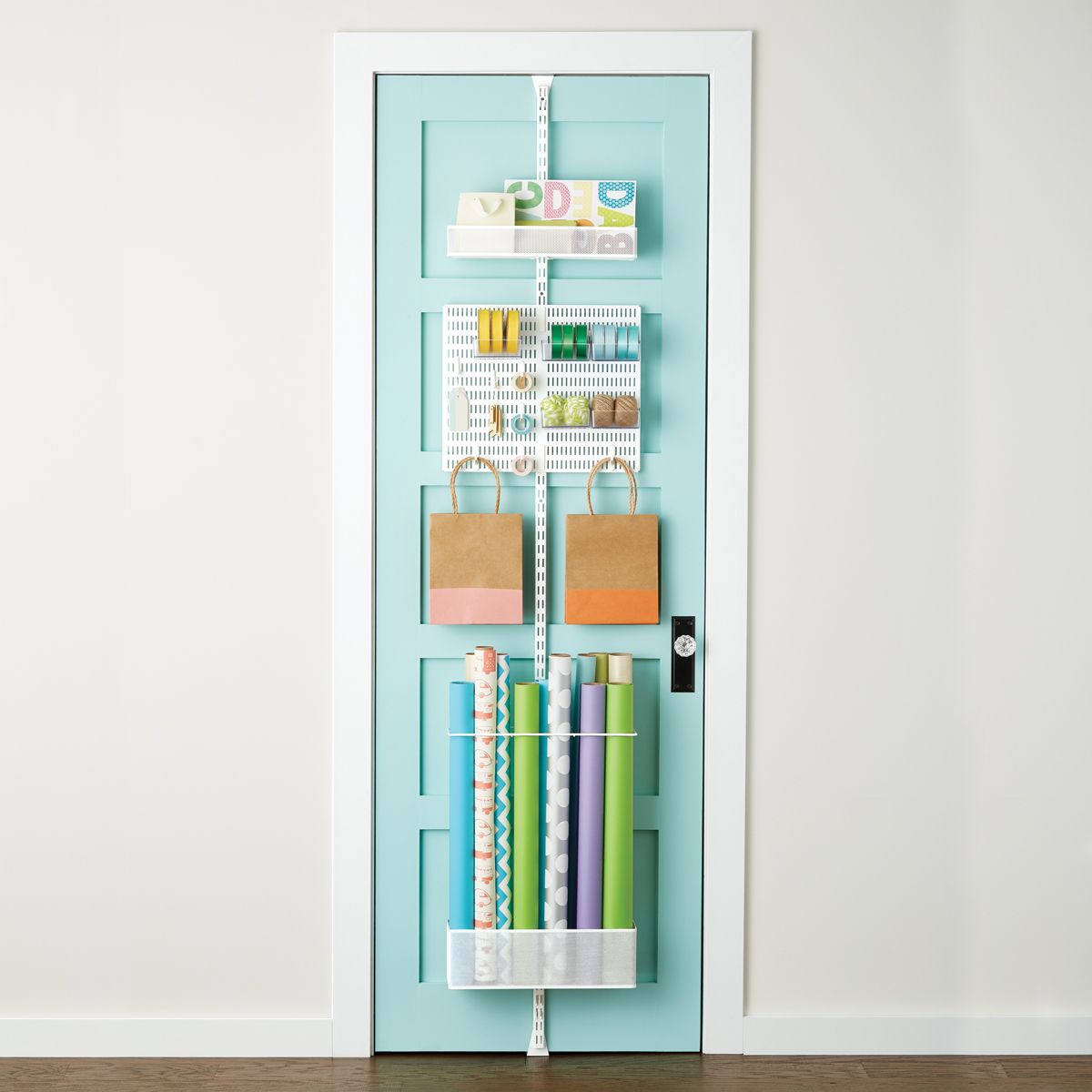 Gift Wrap Door & Wall Rack | The Container Store