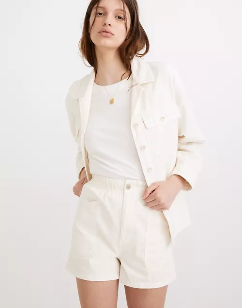 Drakefield Shirt-Jacket in Ecru | Madewell