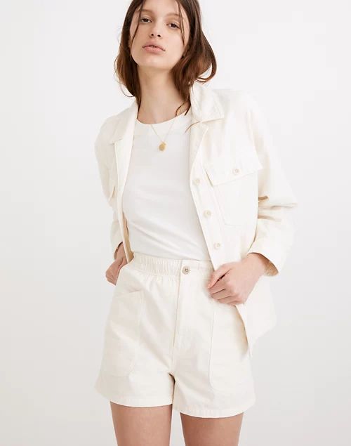 Drakefield Shirt-Jacket in Ecru | Madewell