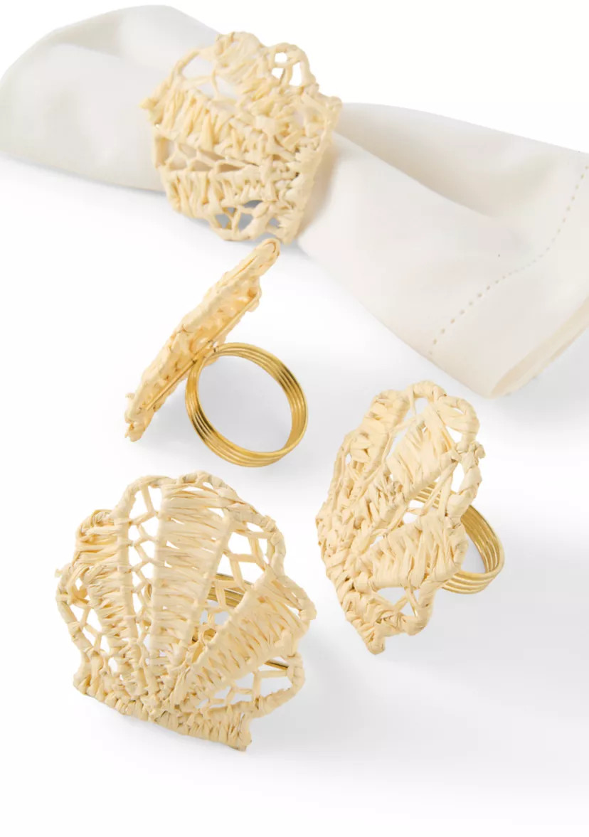 Seashell Napkin Ring - Set of 4 | Belk