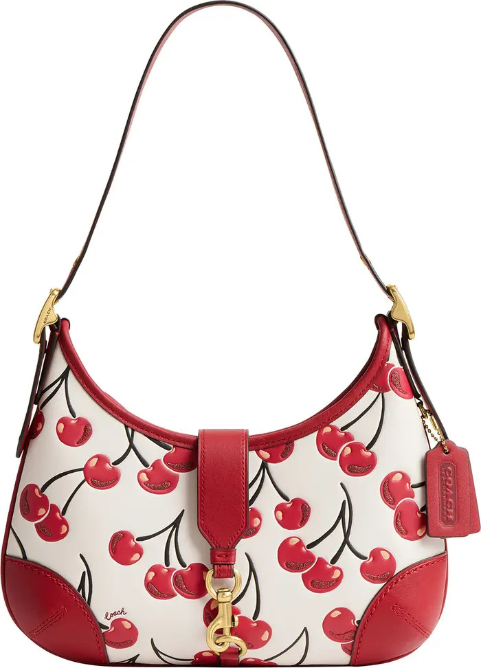 COACH Hamptons Hobo Bag With Cherry Print | Nordstrom | Nordstrom