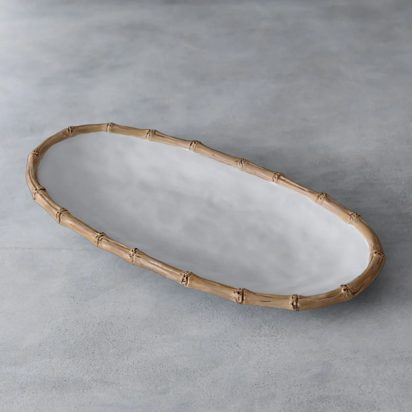Beatriz Ball Vida Bamboo Melamine Oval Platter | Sabavi Home