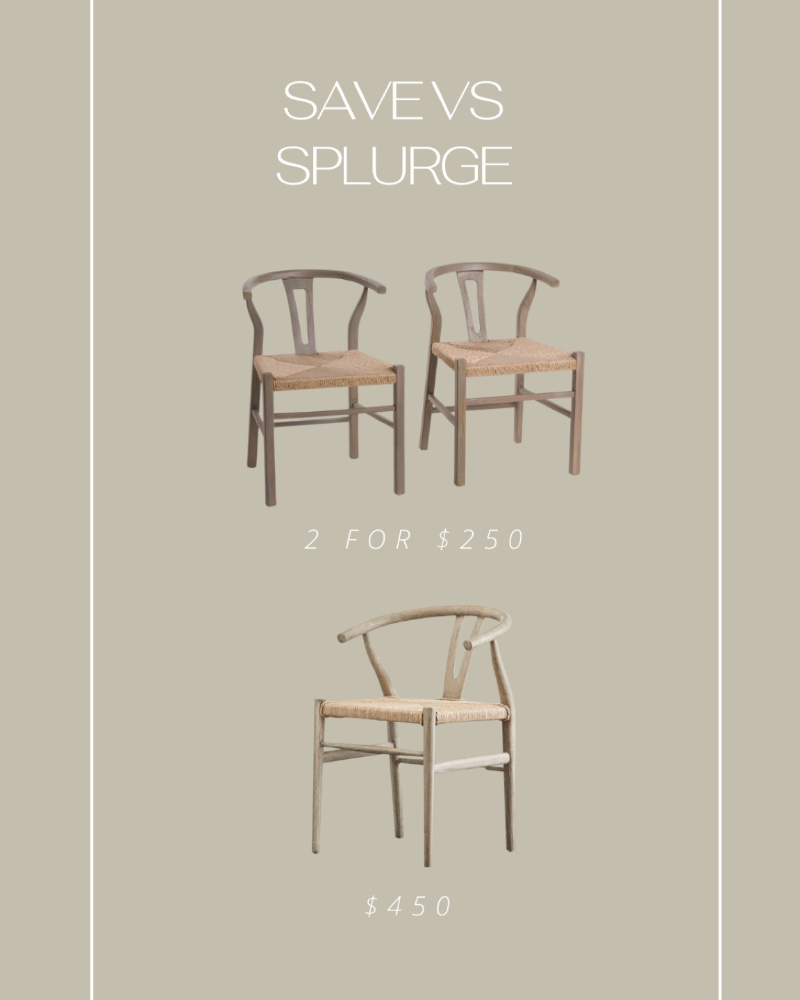 Save vs splurge dining chairs 

Can’t believe the price of these from tjmaxx! 

#LTKhome #LTKsalealert