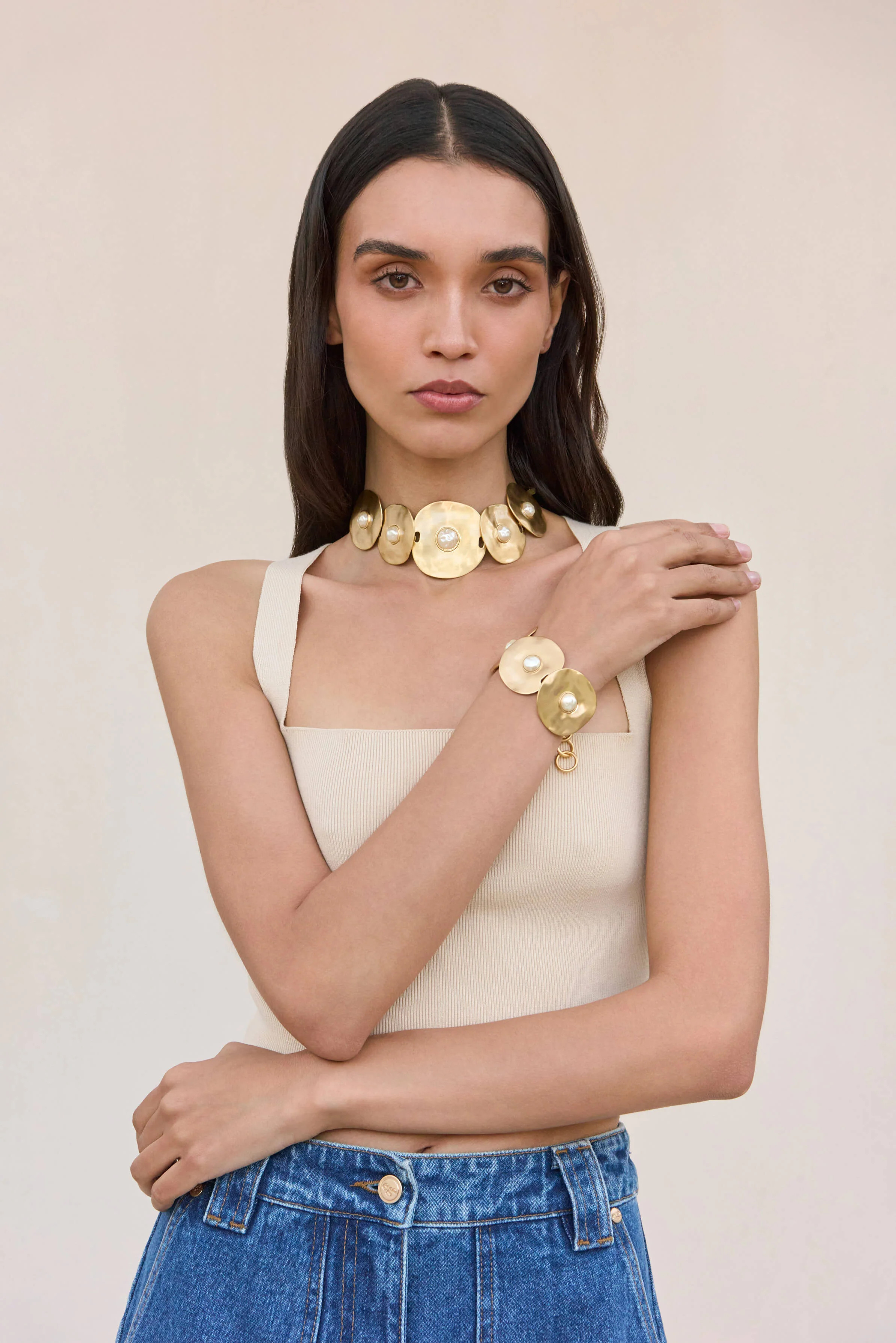 NOELY CHOKER - PEARL MULTI | Cult Gaia - US