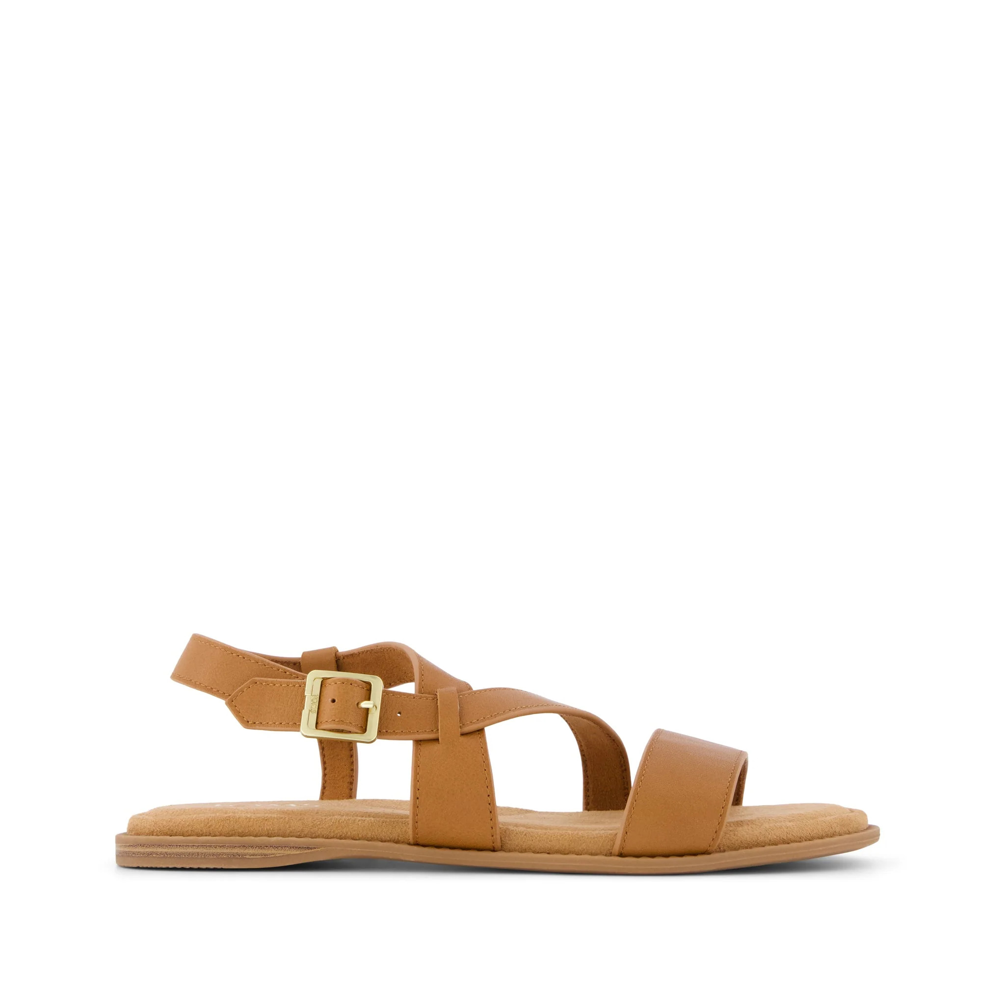 Womens Mar Strappy Sandal Brown Sugar Leather | Toms EMEA