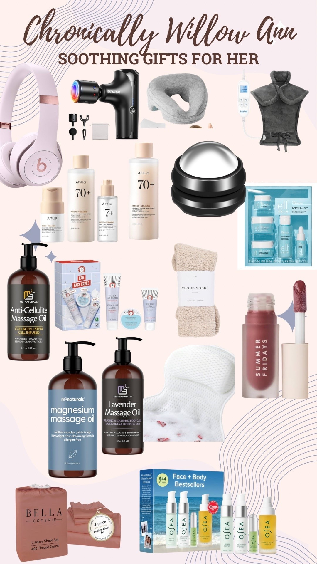 Gifts that say “I see all the work you have been doing. Thank you.” Gifts for Easter baskets, Valentine’s Day basket. Birthday gifts. Massage faces, cozy stuff, cute skincaree

#LTKselfcare #LTKootd #LTKSpringSale