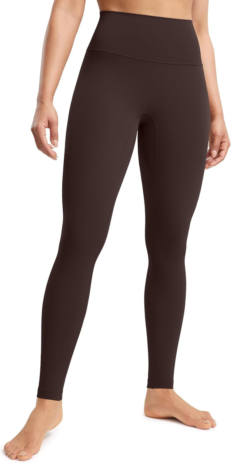 POSHDIVAH Creamluxe No Front Seam Yoga Leggings 25"/28" | Amazon (US)