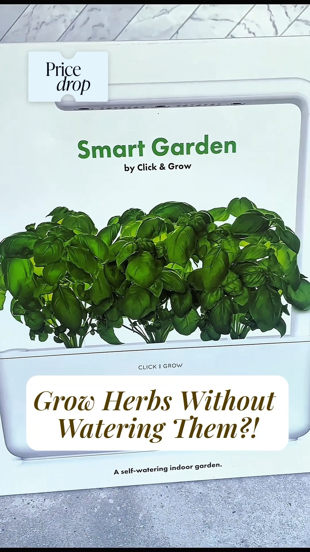 Fresh basil with zero effort 🌱✨ I just unboxed the Click & Grow Smart Garden 3 and it’s my new favorite Amazon kitchen must have. This self watering indoor herb garden takes all the stress out of growing herbs at home — no soil, no mess, no overwatering. Just plug it in, pop in the pods, and enjoy fresh basil right from your kitchen 👩‍🍳💚 Perfect for home cooks, Amazon finds lovers, and anyone looking for a cozy kitchen upgrade! #viralproducts #amazonfinds #kitchengagets #garden 

 #LTKSeasonal #LTKU #LTKHome

#LTKHome #LTKFindsUnder100 #LTKSaleAlert