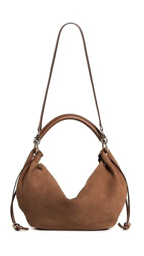 Madewell Women's The Camren Gathered Shoulder Bag in Suede, Aged Cognac, One Size | Amazon (US)