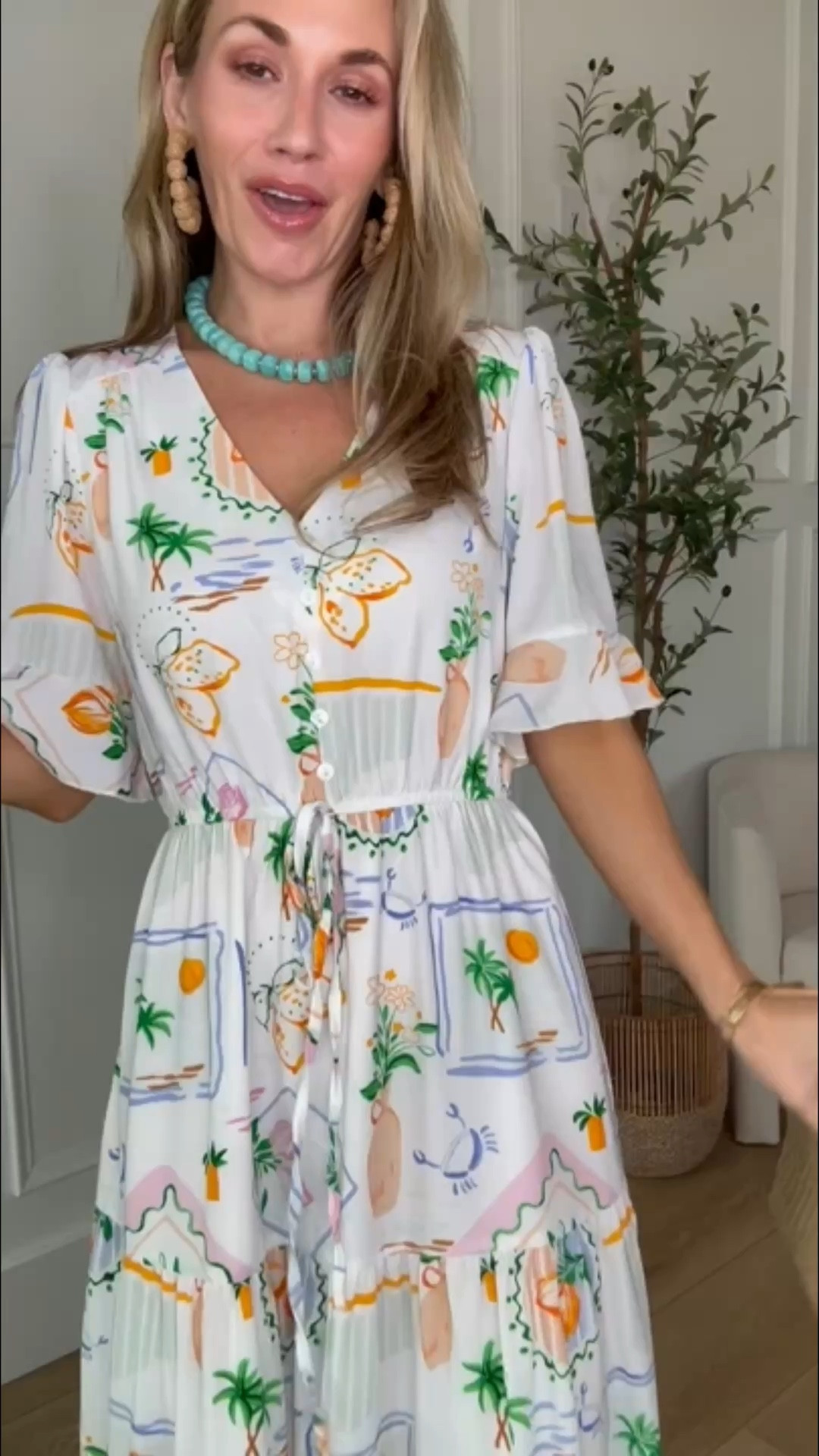 The print on this dress is so cute, I’m obsessed! Looks so elevated and chic, but still so comfortable!

#LTKmomlife #LTKootd #LTKPetite