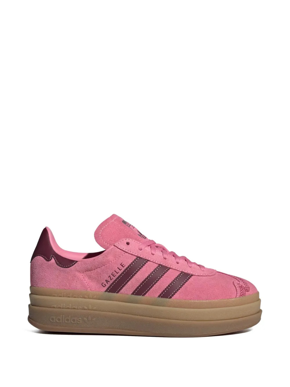 "adidas Gazelle Bold ""Shadow Red/Pink Spark"" sneakers" | Farfetch Global