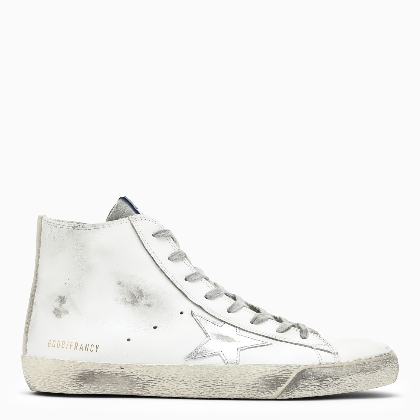 White/silver Francy high sneakers | The Double F