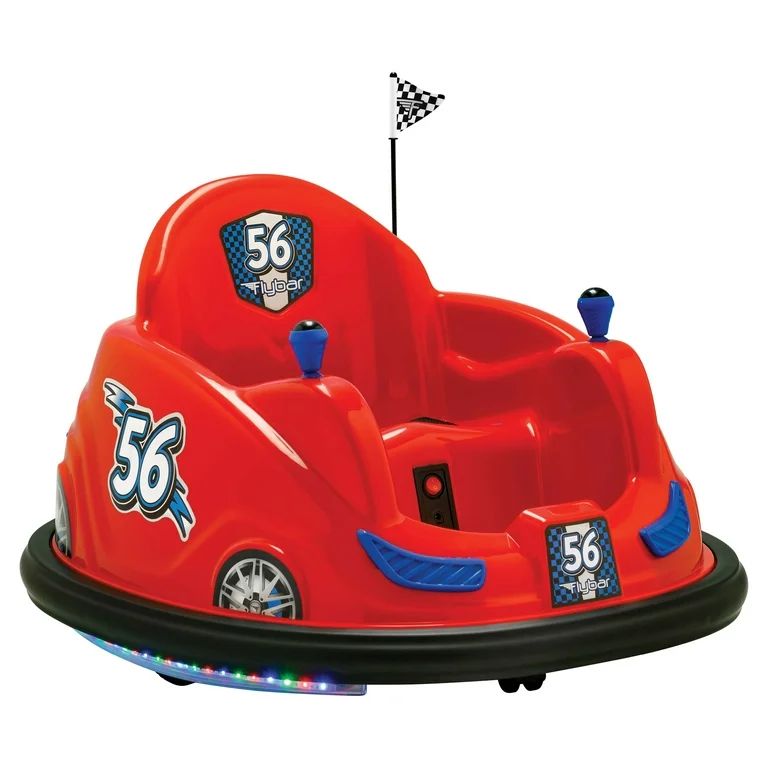 Flybar 6 Volts Bumper Car, Battery Powered Ride on, Fun LED Lights, Includes Charger, Ages 1.5 to... | Walmart (US)