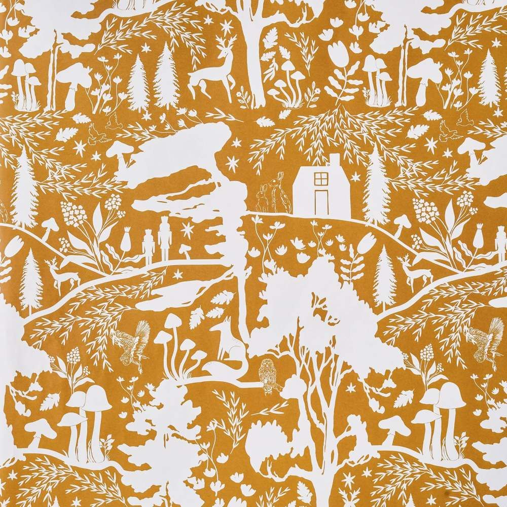 Magnolia Gold Woodland Wrapping Paper Sheets | Magnolia