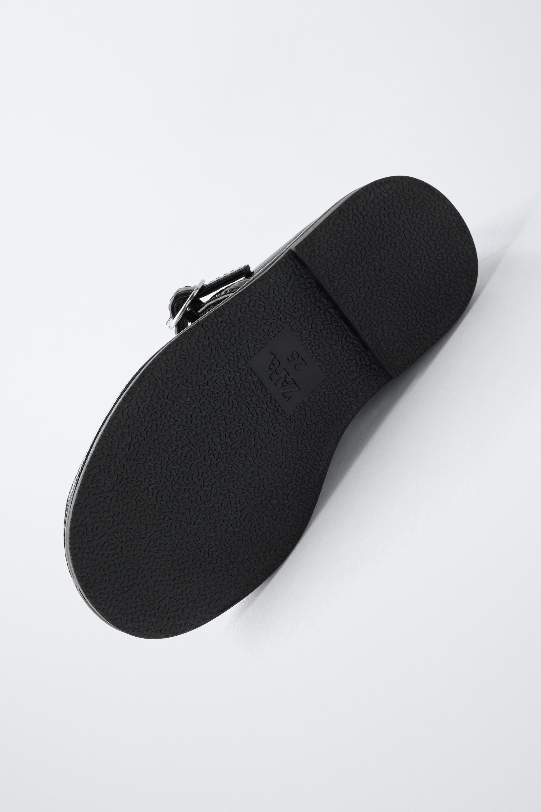 PATENT BALLET FLATS | Zara Canada