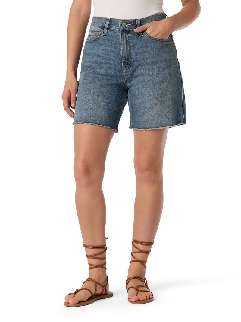 Levi Strauss Signature Women's and Women's Plus Vintage Relaxed Mid Thigh Shorts, Sizes  2-18 | Walmart (US)