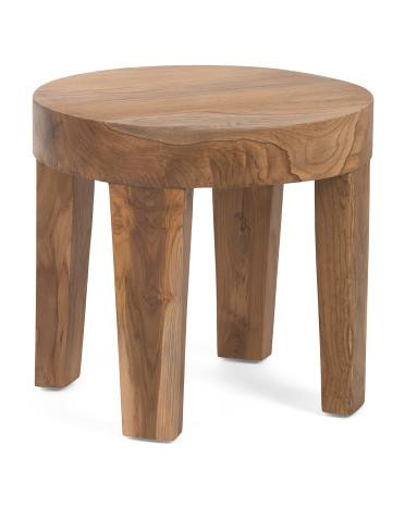 20x18 kariba teak wood accent table | TJ Maxx