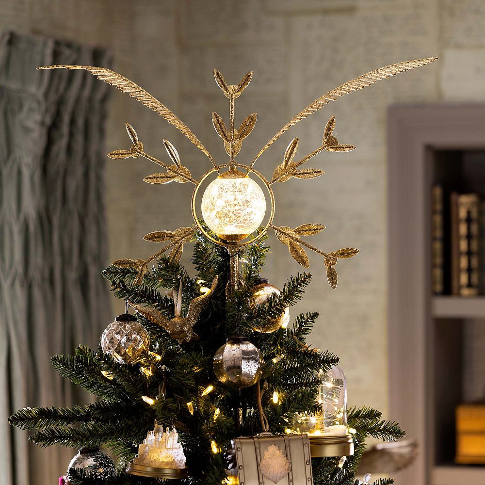 Harry Potter\u2122 Light-Up Golden Snitch\u2122 Tree Topper | Pottery Barn Teen