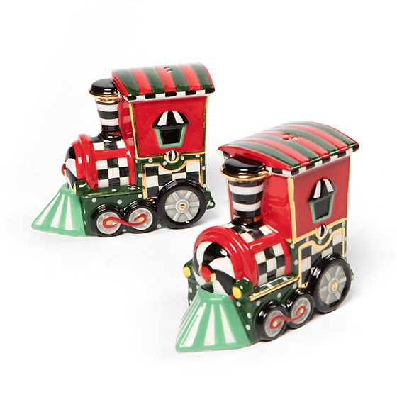 Toyland Train Salt & Pepper Set | MacKenzie-Childs