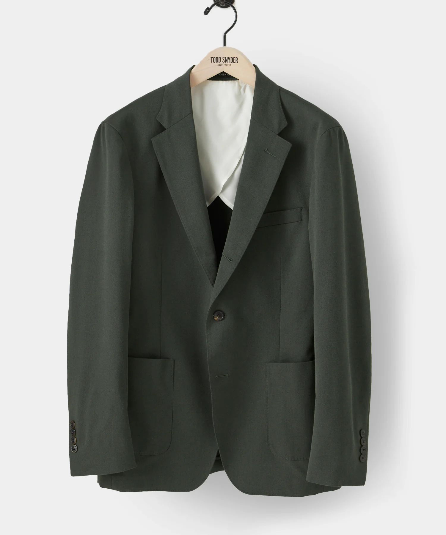 Wool Cotton Madison Suit Jacket In Olive | Todd Snyder