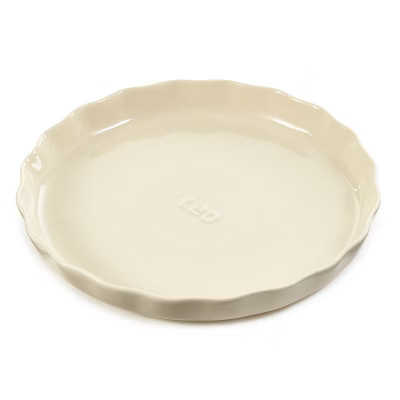 BergHOFF Balance Stone Rippled Pie Dish 11", 1.59qt., Moonbeam | Target