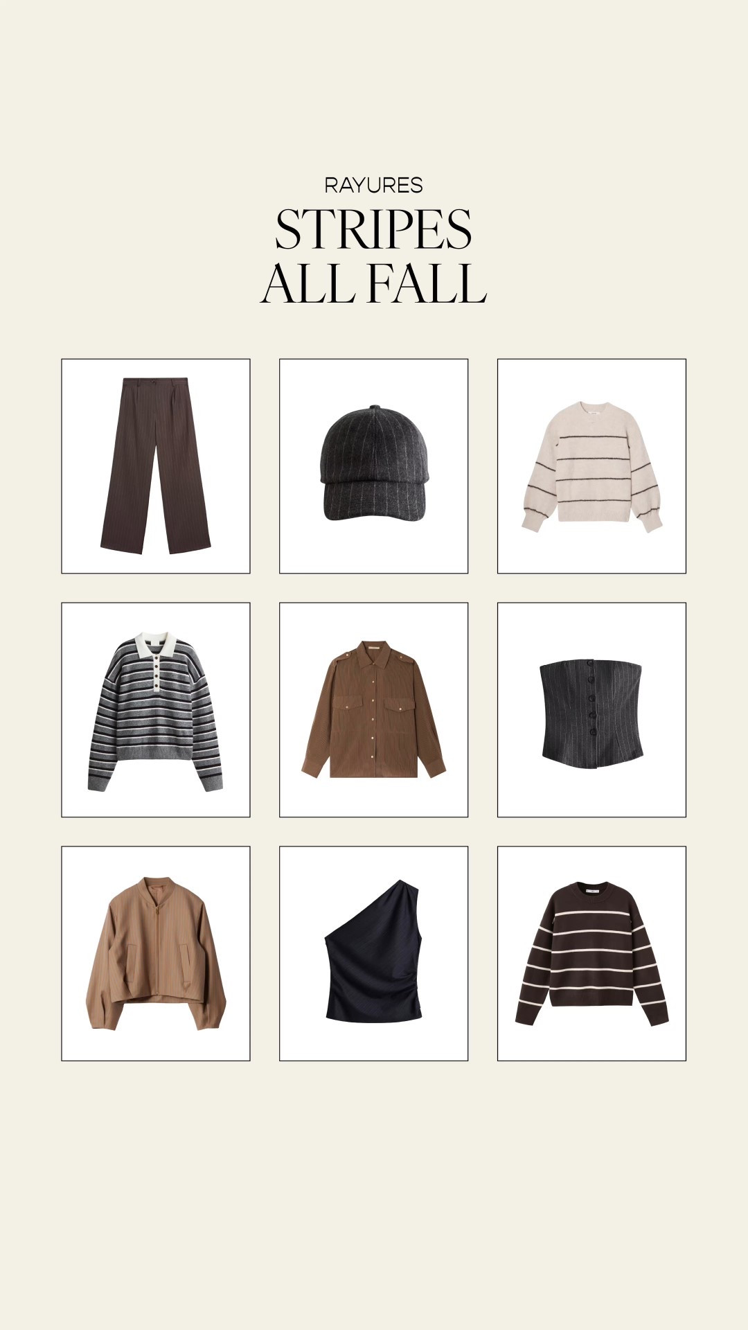 RAYURES : STRIPES ALL FALL

Publicité  

#LTKwinter #LTKeurope #LTKautumn