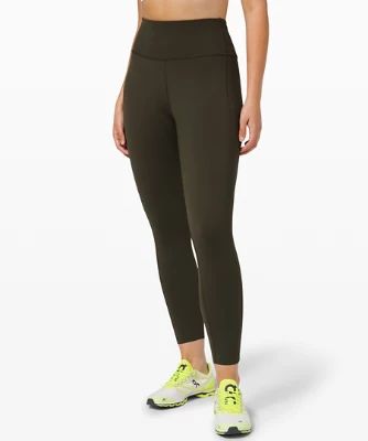 Fast and Free High-Rise Tight 25"  Reflective | lululemon (AU)