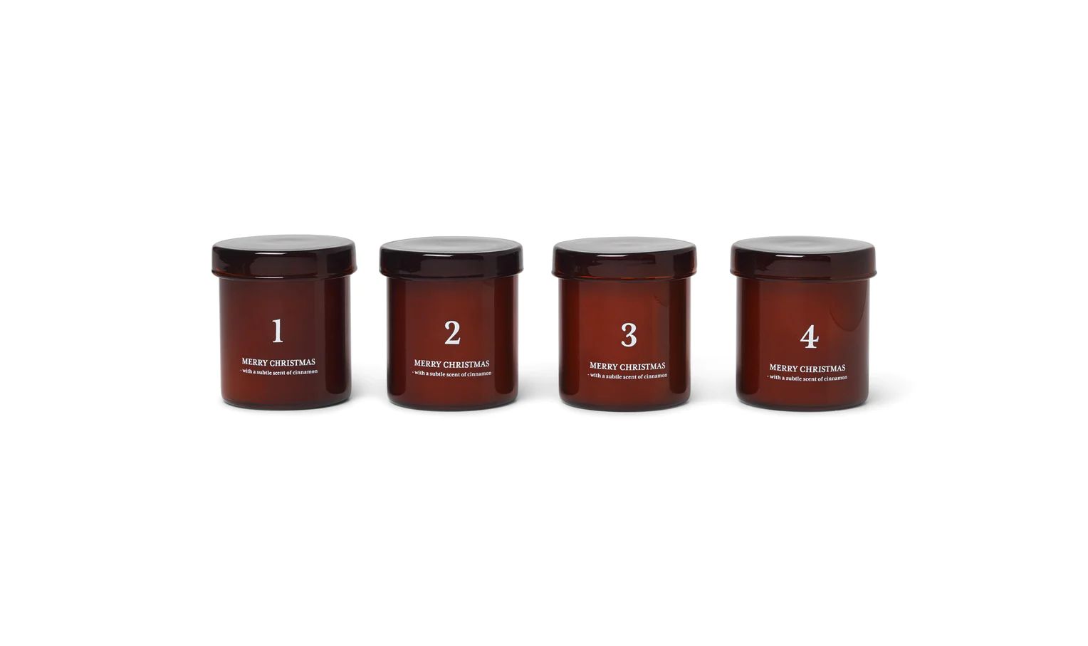 Scented Advent Candles Set in Various Colors | Burke Decor