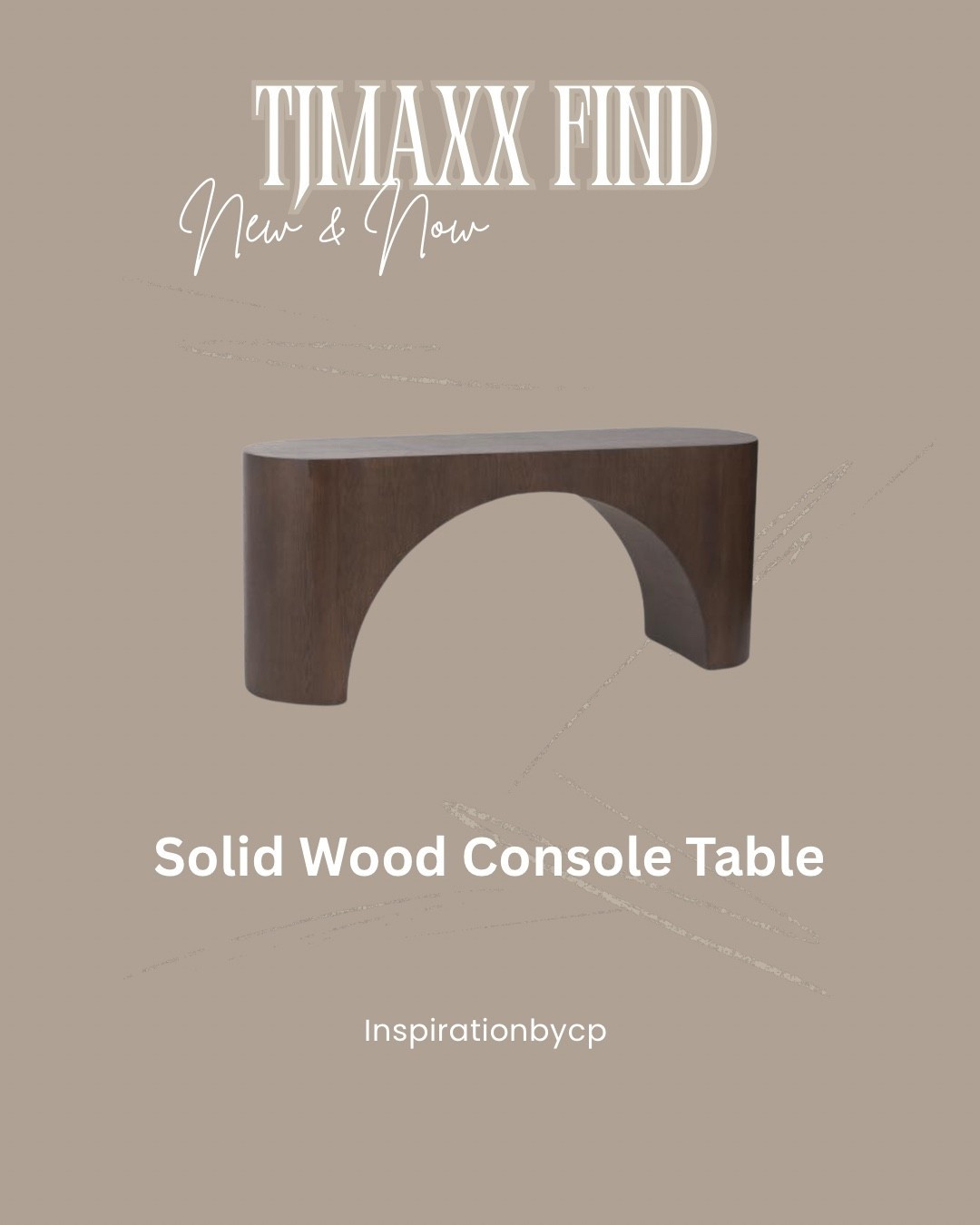 Modern Console Table-Solid Wood
#tjmaxxfinds #consoletable #furnituresale

#LTKHome