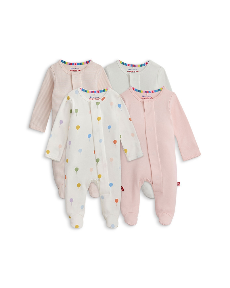 Magnetic Me Girls' Footie Bundle, Pack of 4 - Baby | Bloomingdale's (US)