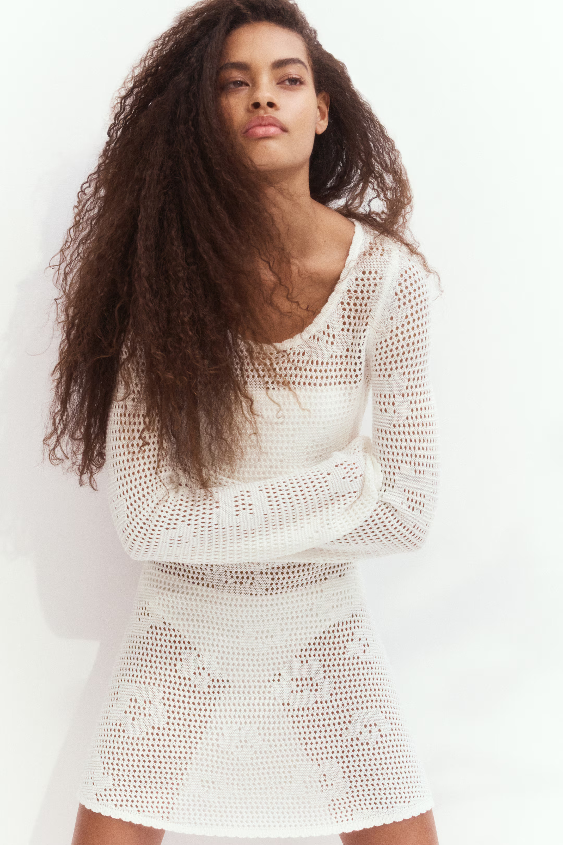 Crochet-look dress | H&M (UK, MY, IN, SG, PH, TW, HK)