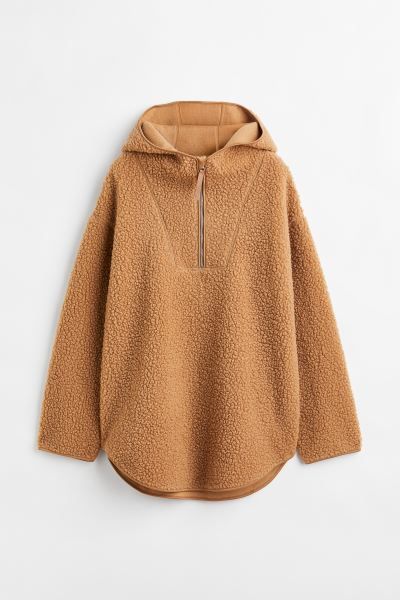 Oversized fleece hoodie | H&M (UK, MY, IN, SG, PH, TW, HK)