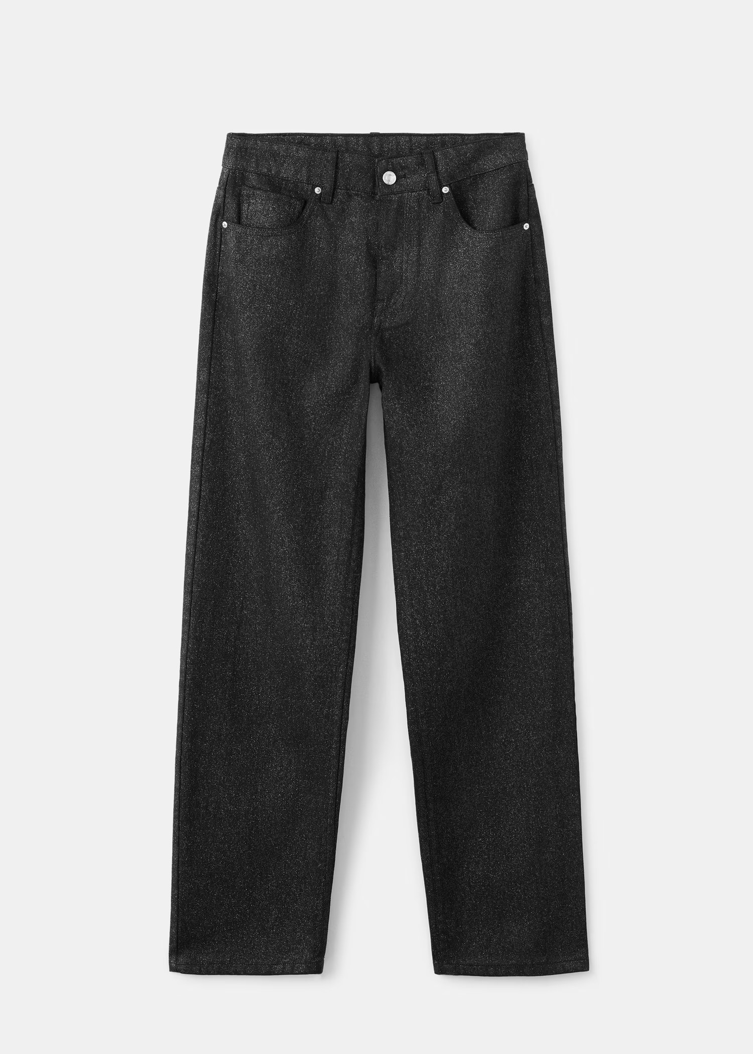Shiny straight-leg jeans - Women | MANGO USA | Mango (US/MX/AU)