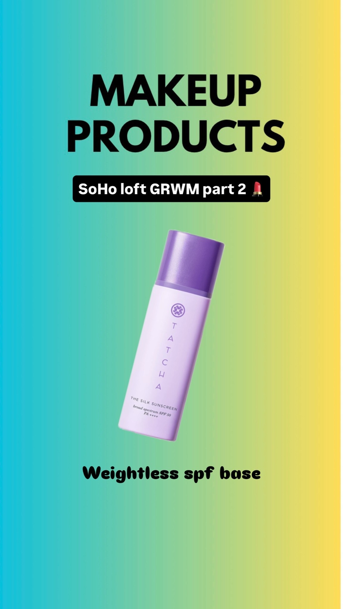 Weightless spf from Tatcha is the BEST protective base

#LTKgrwm