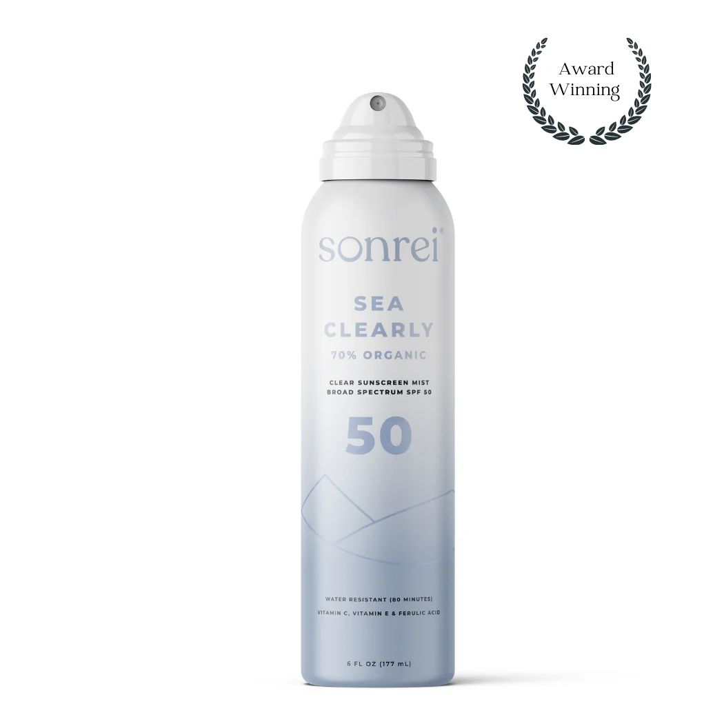 Sea Clearly® Organic SPF 50 Clear Body Mist Sunscreen | Sonrei