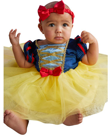 Baby 3Pc Storybook Costume, Polyester/Gold | TJ Maxx
