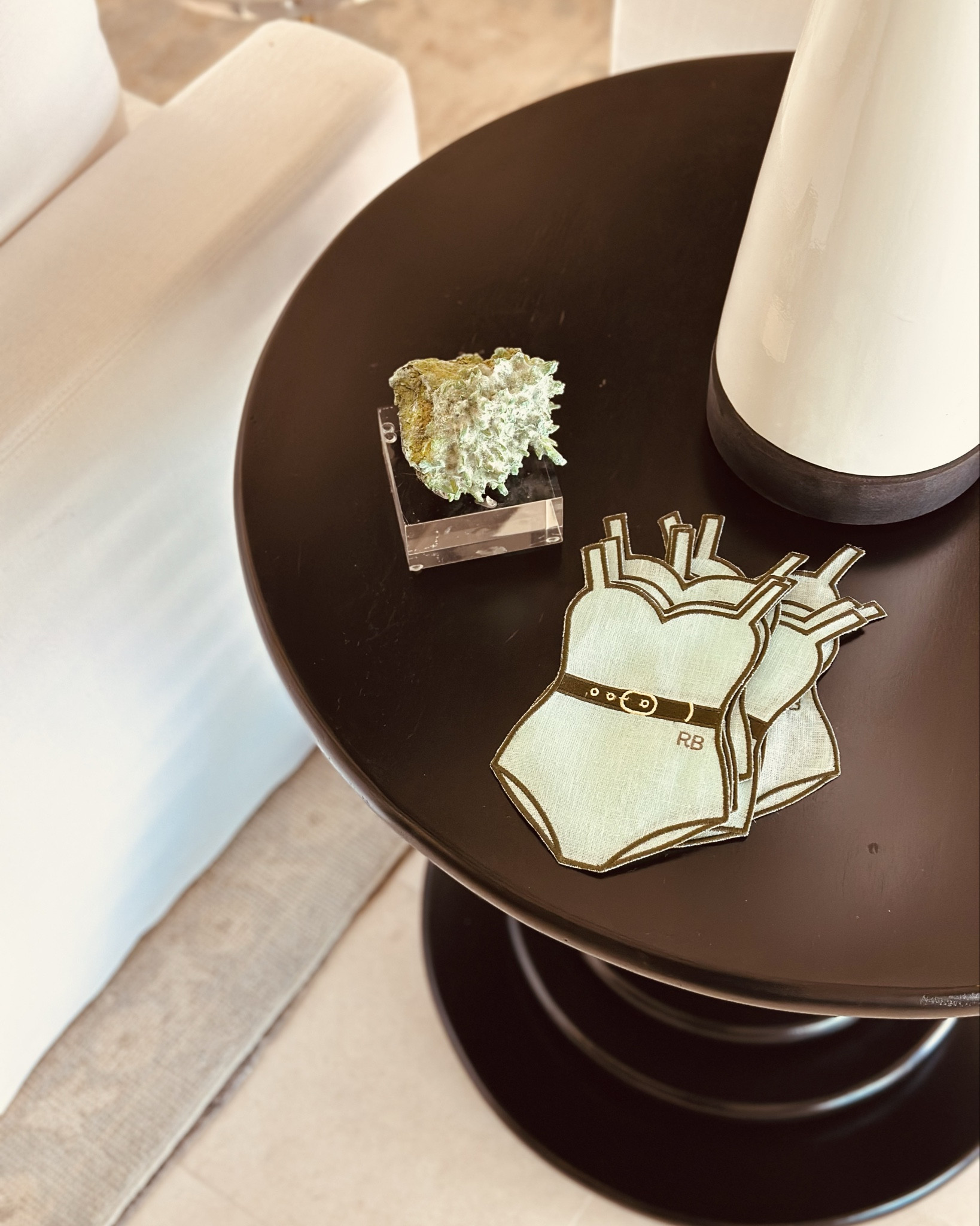 So proud of this hostess gift I had embroidered. These are linen swimsuit cocktail napkins and they are just ADORABLE. 
Perfect for the hostess who hosts at her pool or the beach 😍

#LTKHome #LTKSeasonal #LTKParties